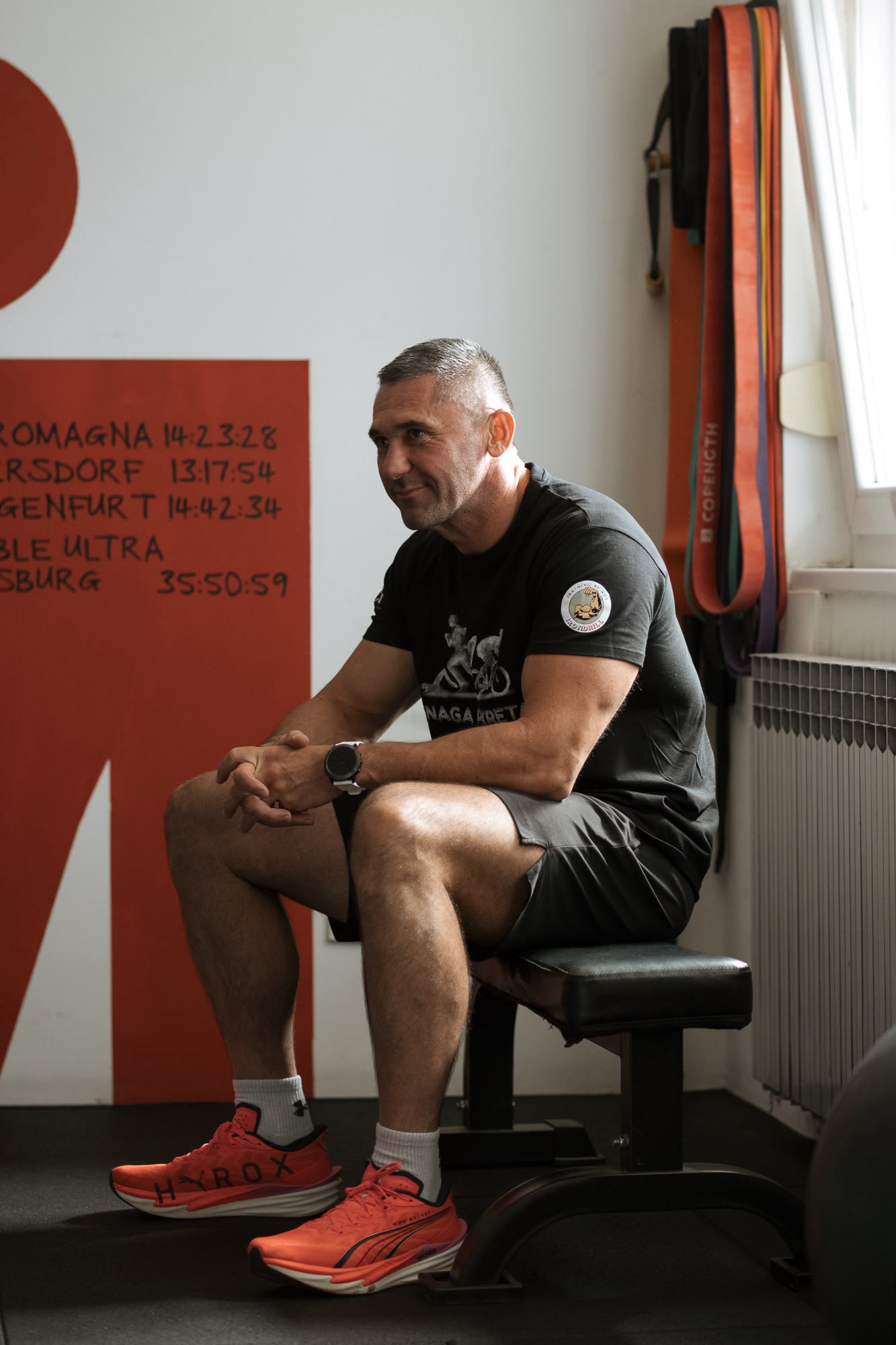 Marko Kos u prostoru za trening